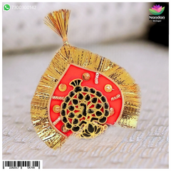 Laddu Gopal Meenakari Mukut Black (With Kiran)