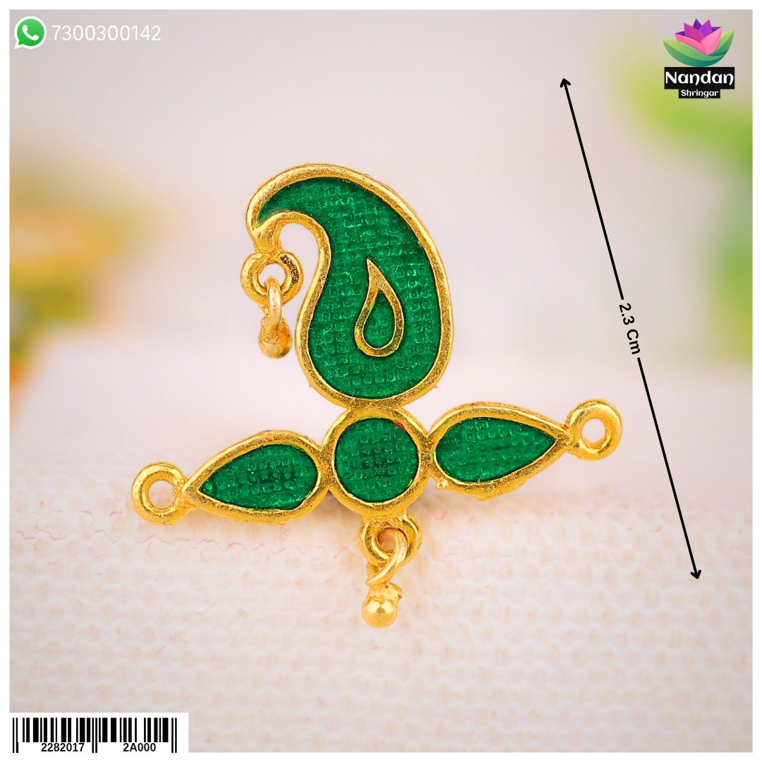 Meenakari Sirpech - Green