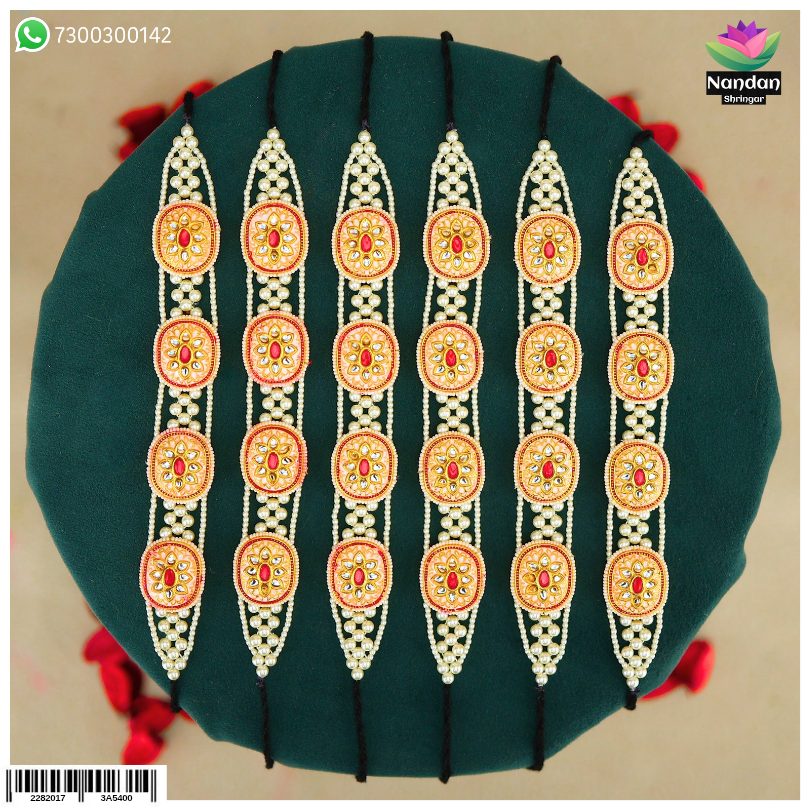 Meenakari Takiya Patte Set