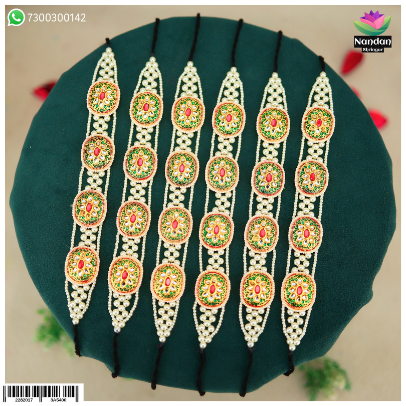 Meenakari Takiya Patte Set