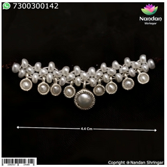 Real Pearl Kandora - Silver