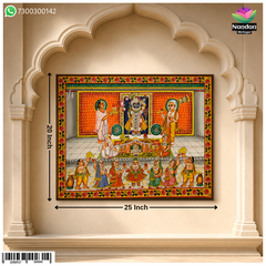 Hand-Painted Nand Mahotsav Pichwai