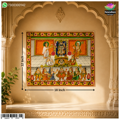 Hand-Painted Nand Mahotsav Pichwai