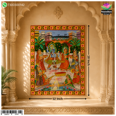 Hand-Painted Holi Pichwai