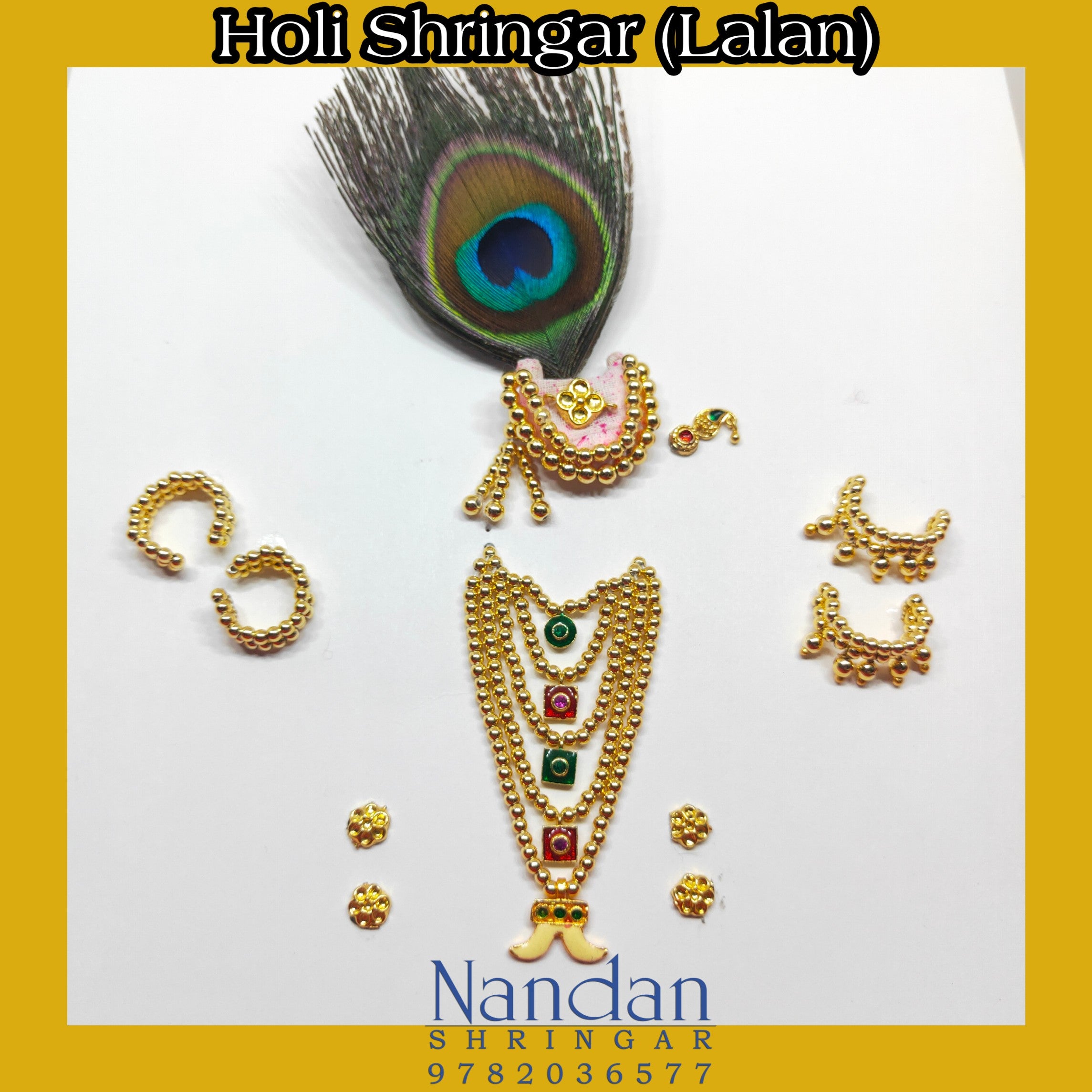 Holi Khel waghnakh malaji (full set for Lalan) - nandanshringar