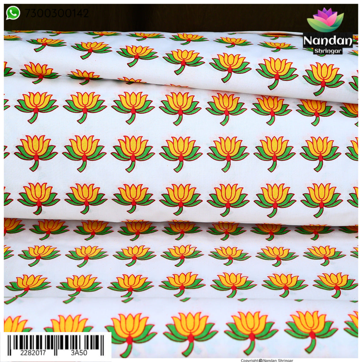 Kamal Talai Vastra - Yellow