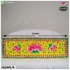 Meenakari Gaadi Mohra 8 Inch