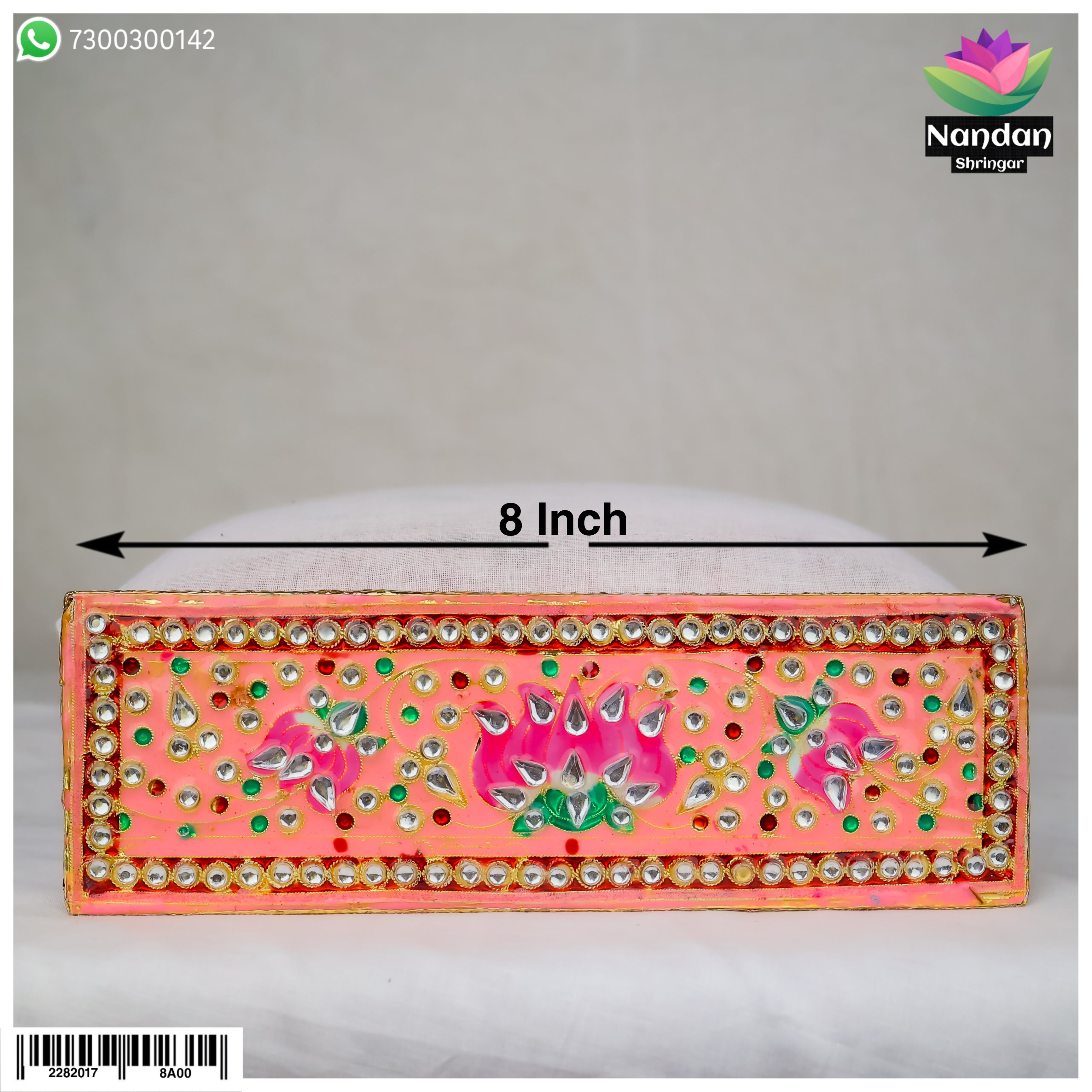 Meenakari Gaadi Mohra 8 Inch