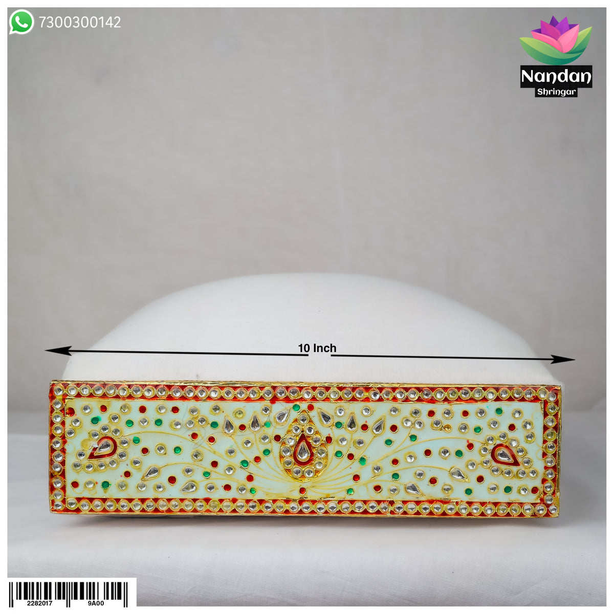 Meenakari Gaadi Mohra 10 Inch