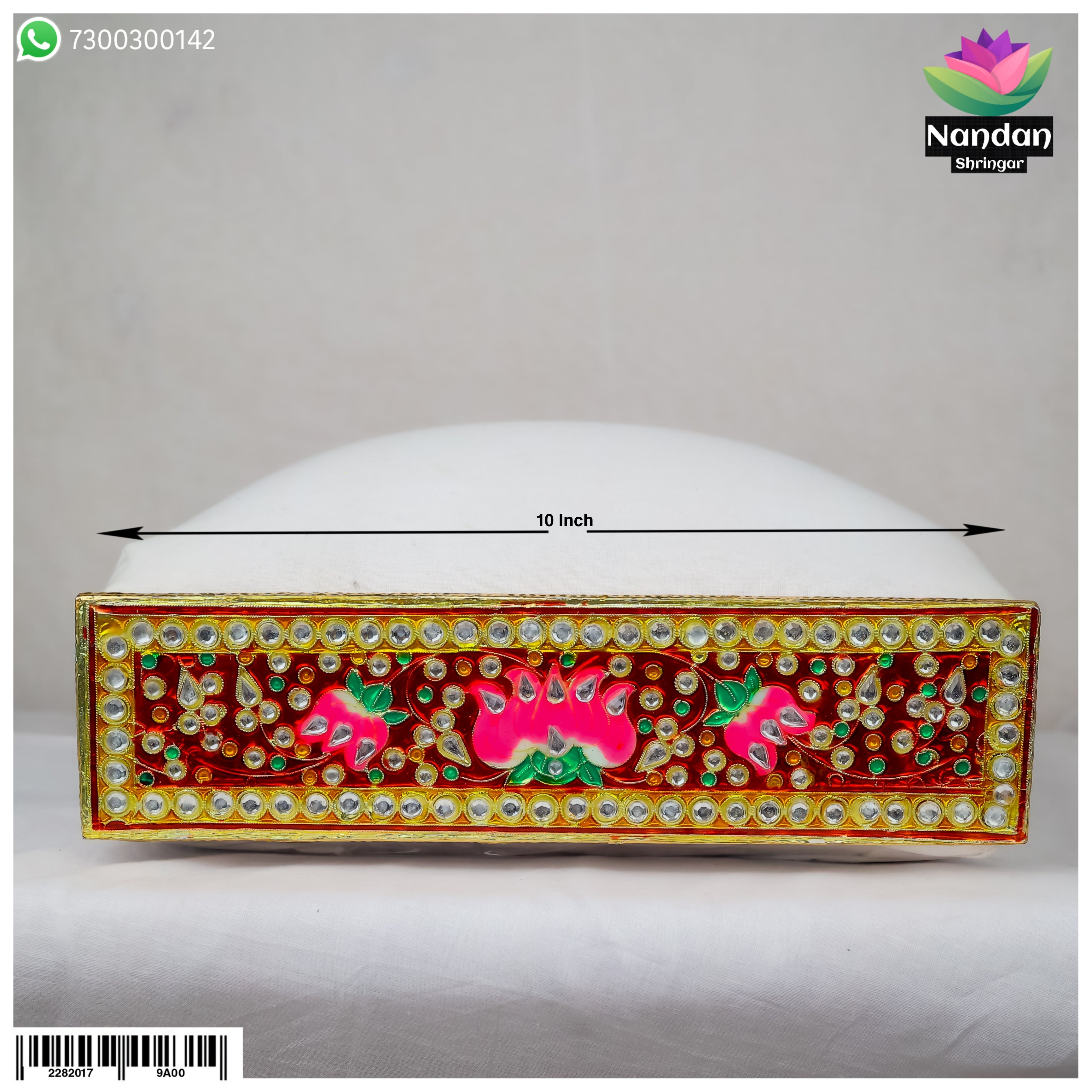 Meenakari Gaadi Mohra 10 Inch
