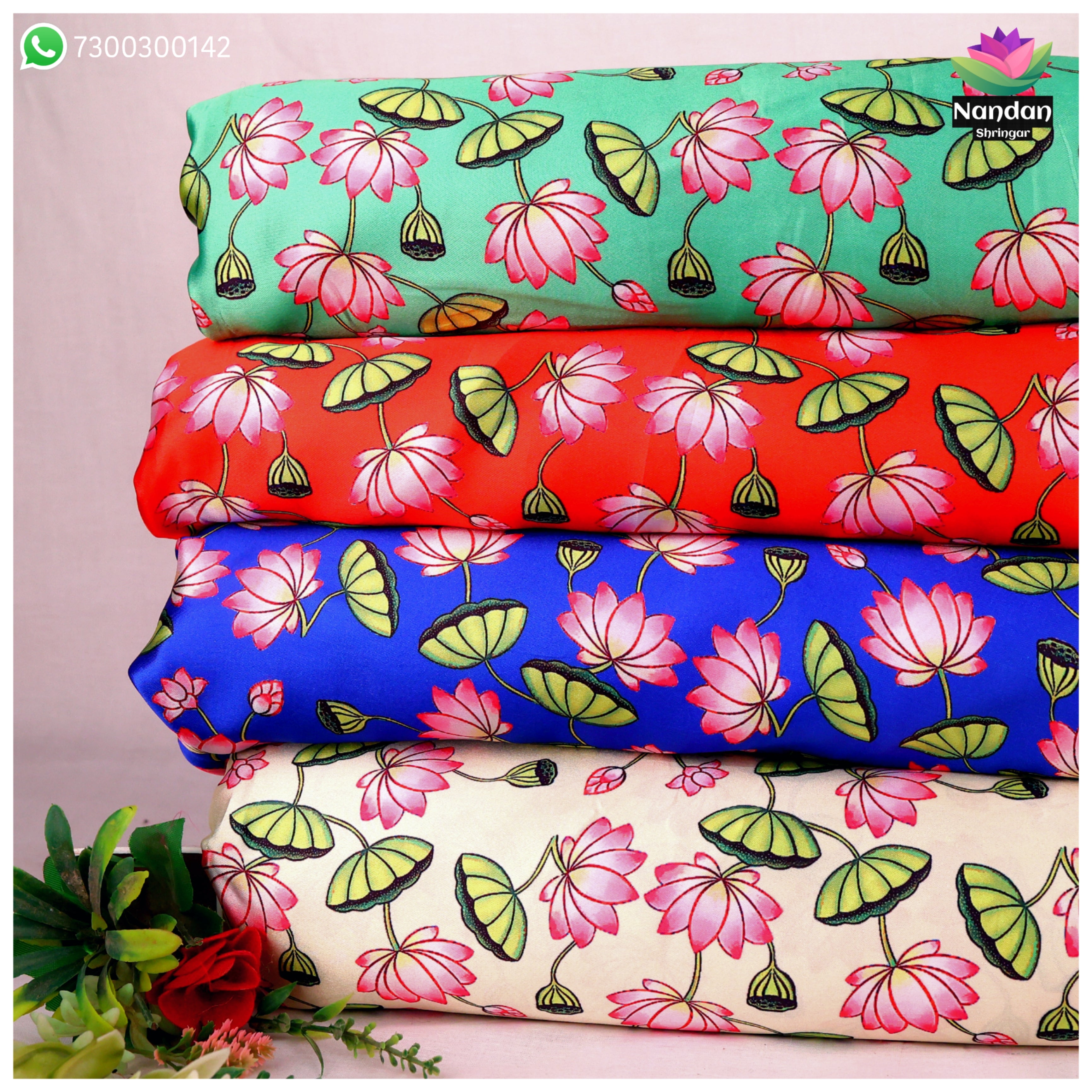 Kamal Print Vastra - Blue