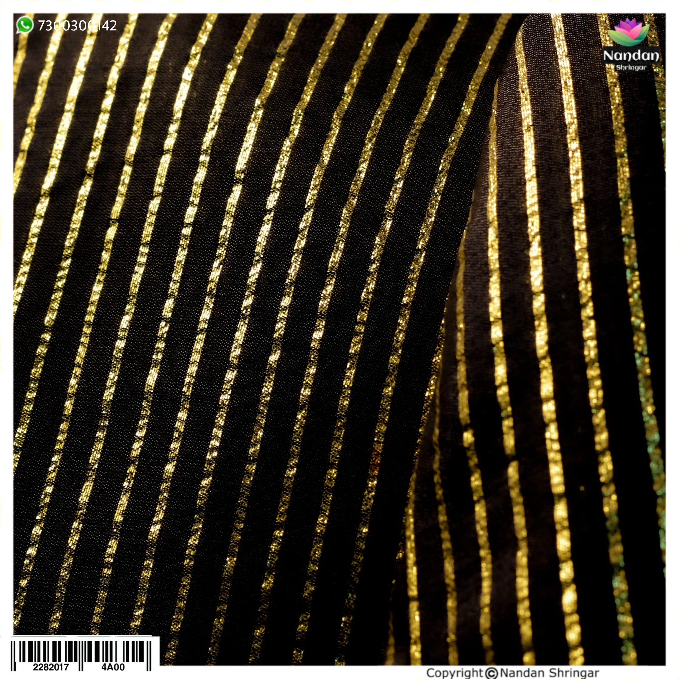 Taas Zari Vastra - Black (Shyam)