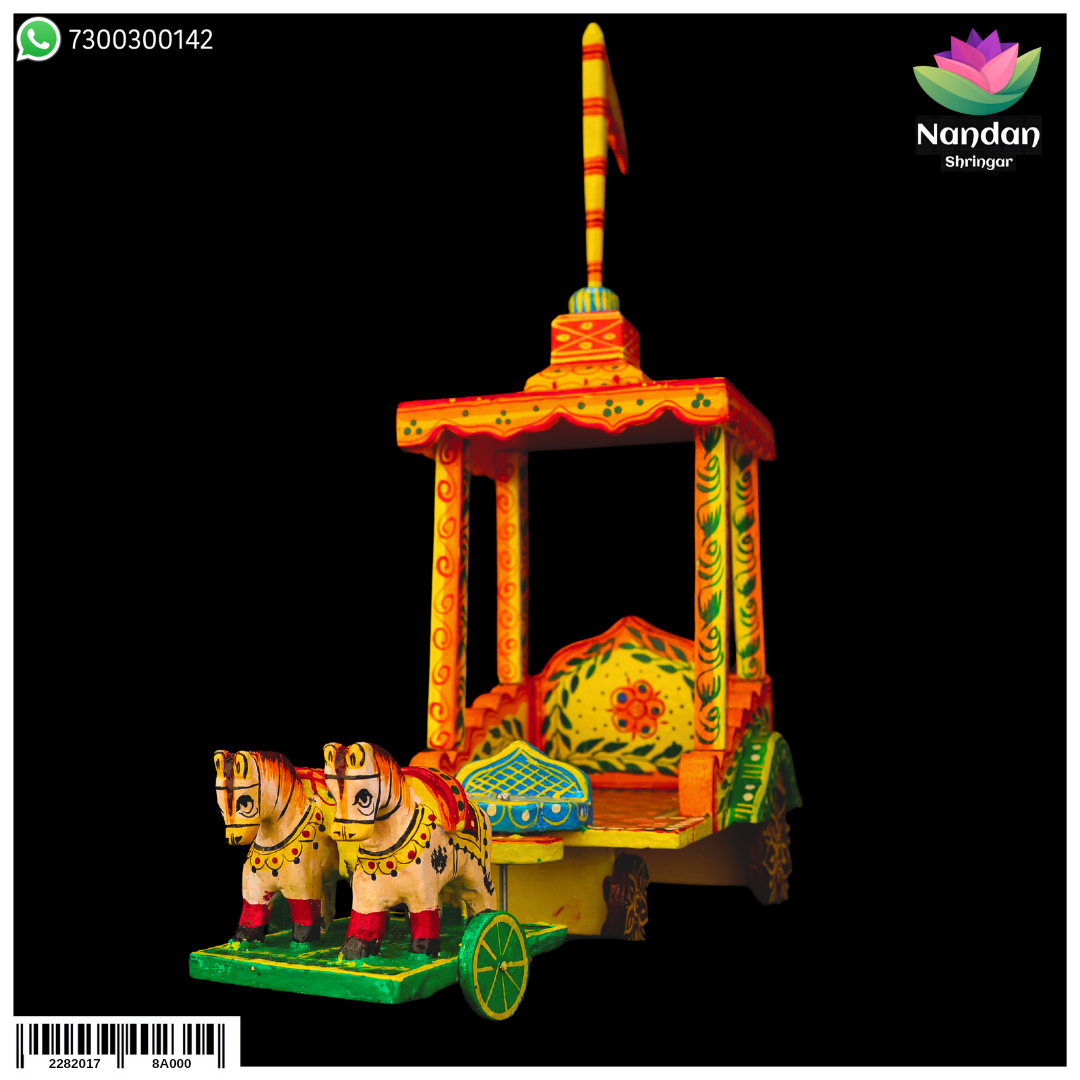 Wooden Rath Hand Painted - No.2