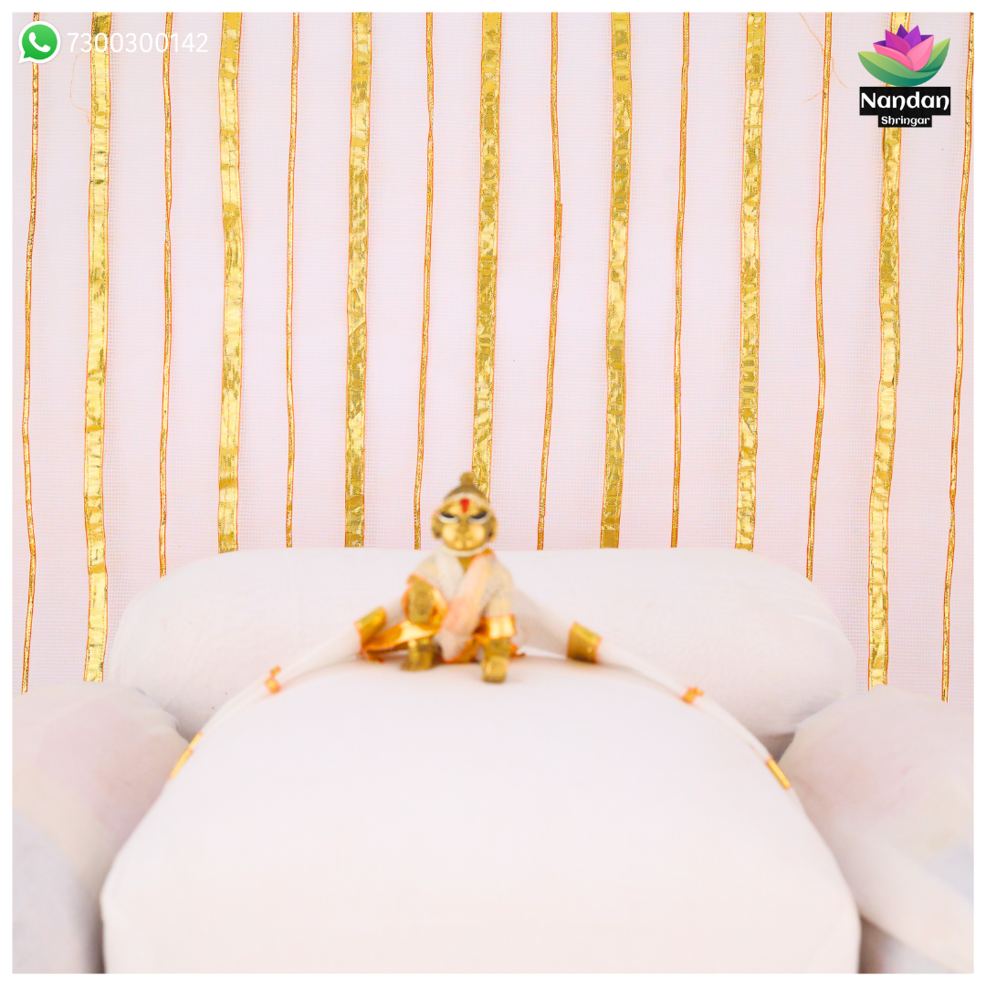 Rath Yatra Special Vastra (White Gold)