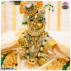 Rath Yatra Panna Ko Mala Set