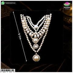 Ushnkalin Real Pearl Haar