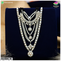 Ushnkalin Real Pearl Haar