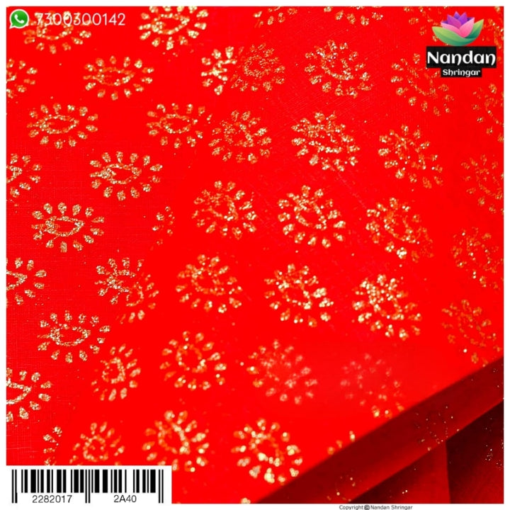 Navratri Special Vastra - Red (Laal) - nandanshringar