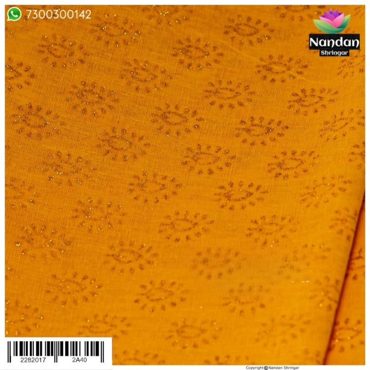 Navratri Special Vastra - Orange (Champai) - nandanshringar