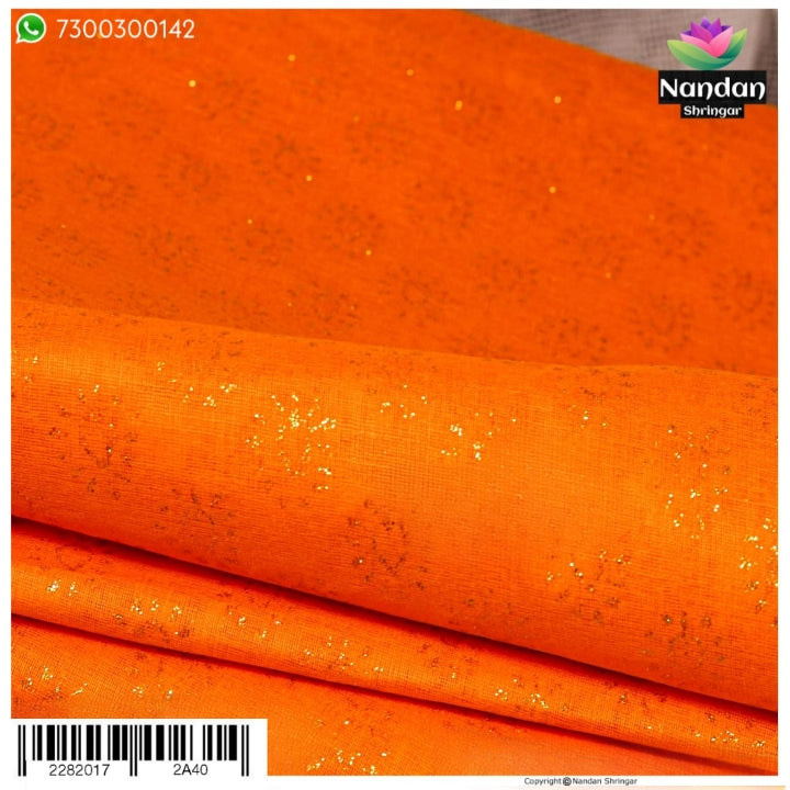 Navratri Special Vastra - Orange (Kesari) - nandanshringar
