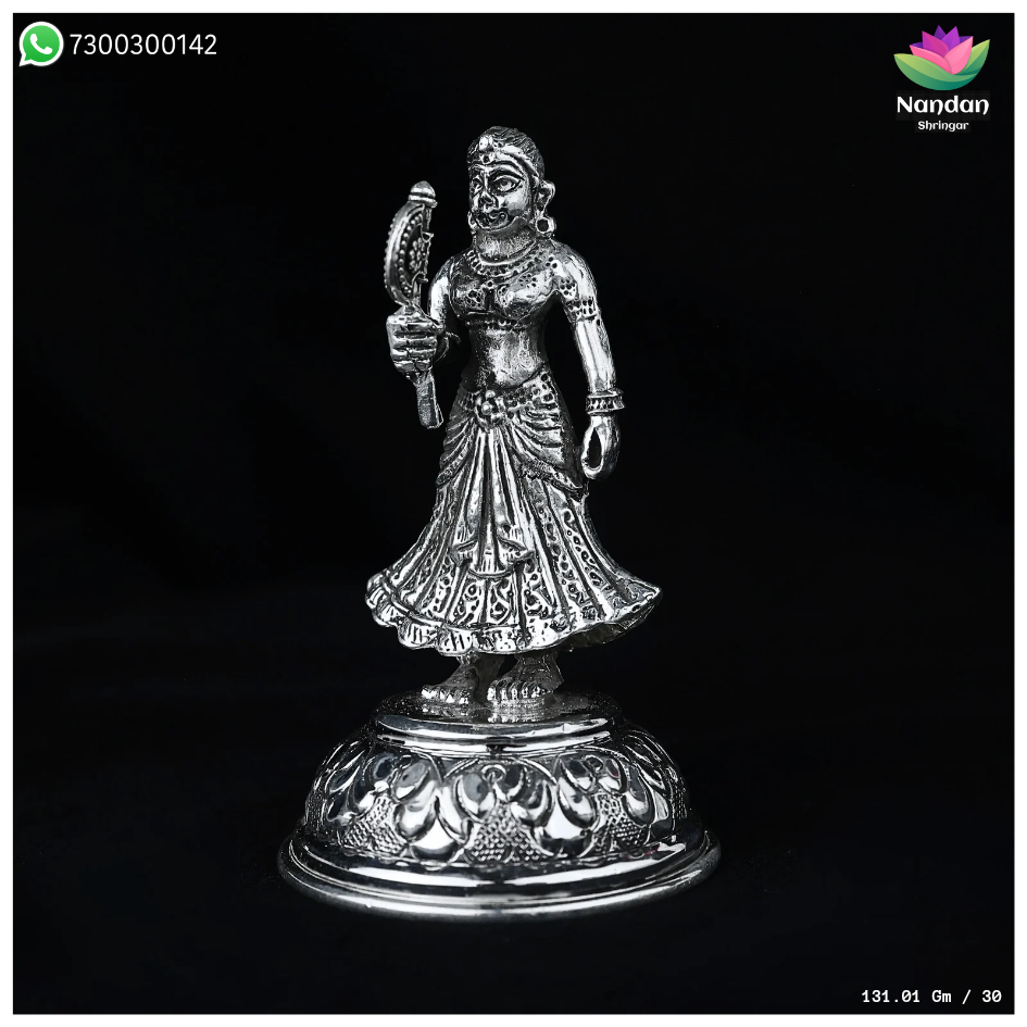 Gopi Fine Laddu Gopal Silver Jewellery- One Pair