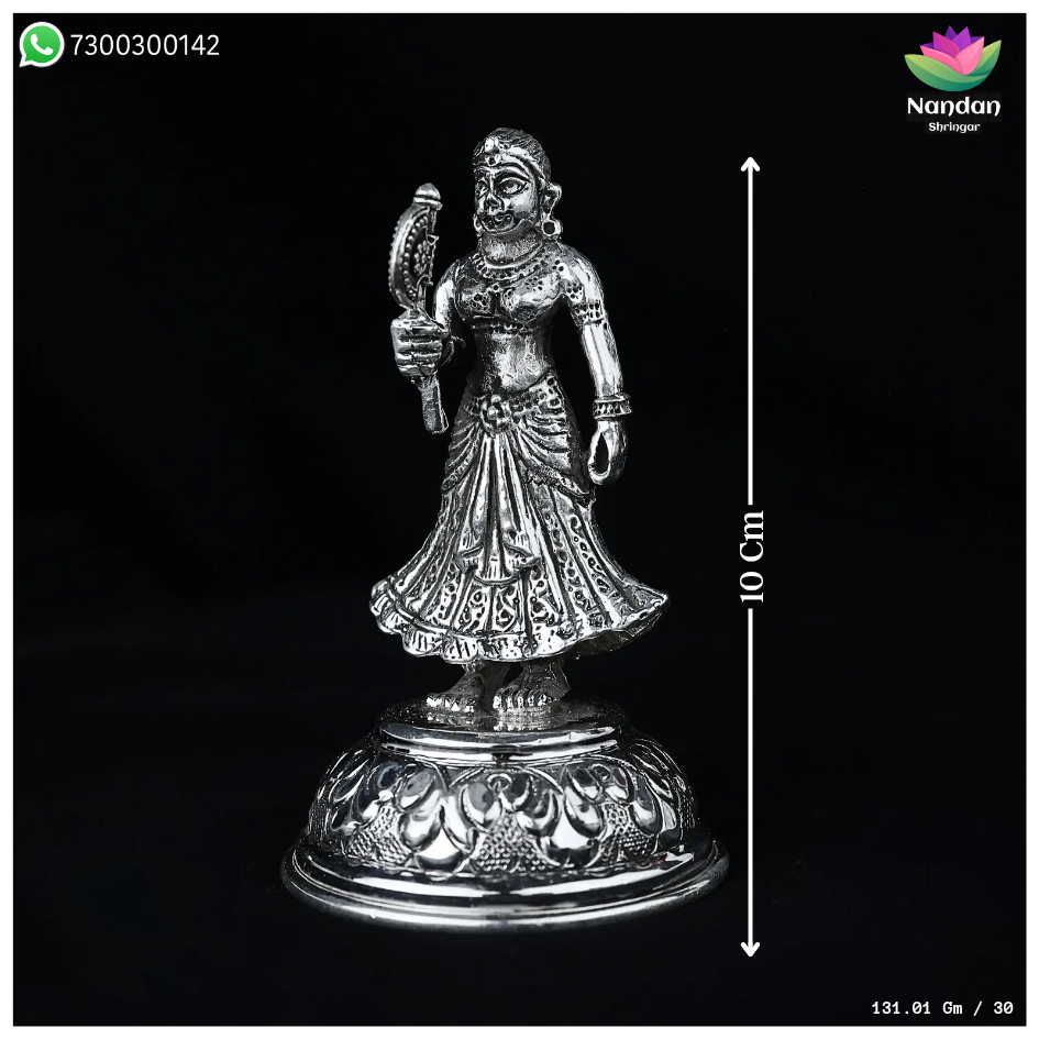 Gopi Fine Laddu Gopal Silver Jewellery- One Pair