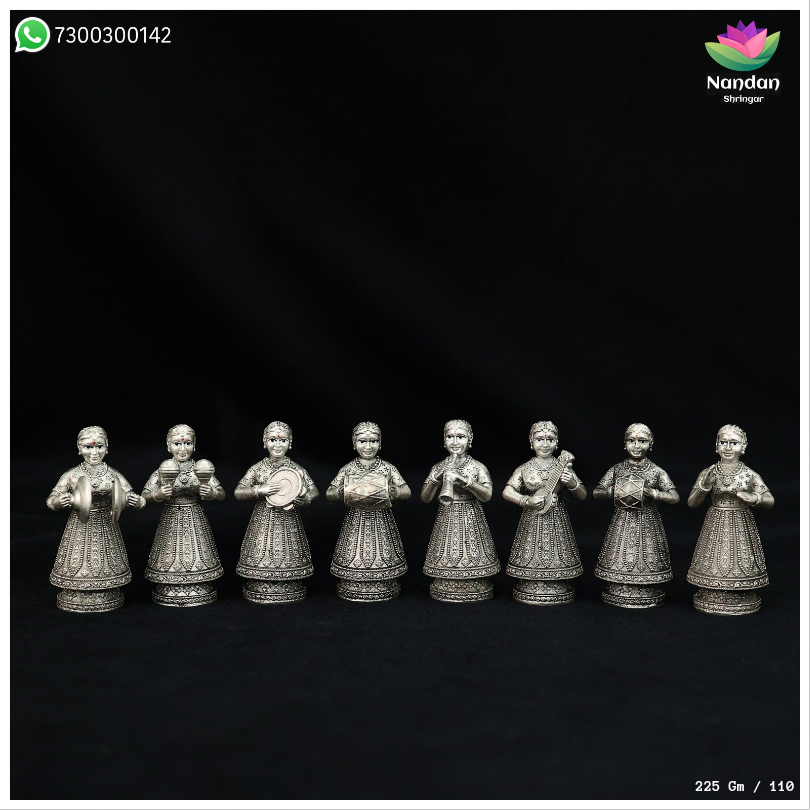 Gopi Set - Fine Silver (8 Pieces)