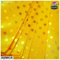 Zari Chap Vastra - Yellow