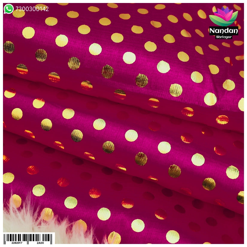 Zari Chap Vastra - Pink