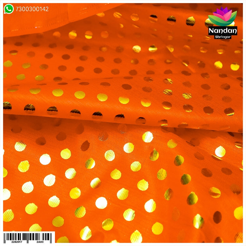 Zari Chap Vastra - Orange