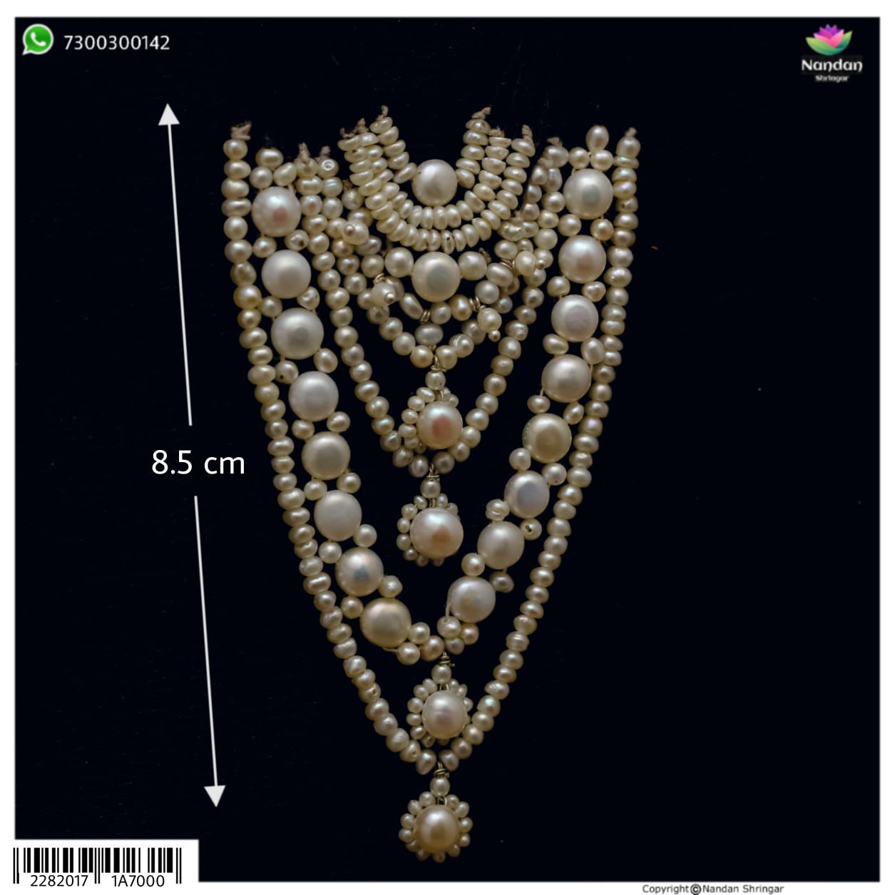 Real Pearl Haar - (Only Mala Ji)