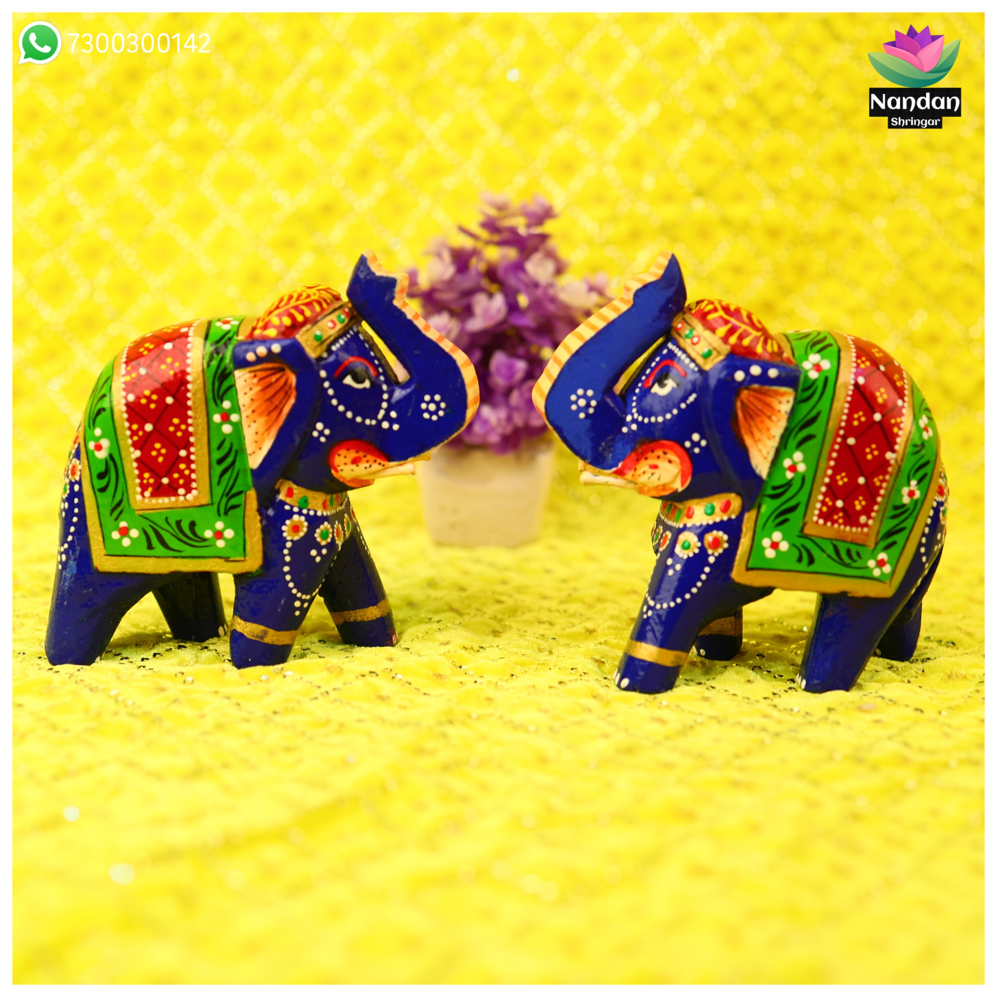 Wooden Elephant - 4 Inch