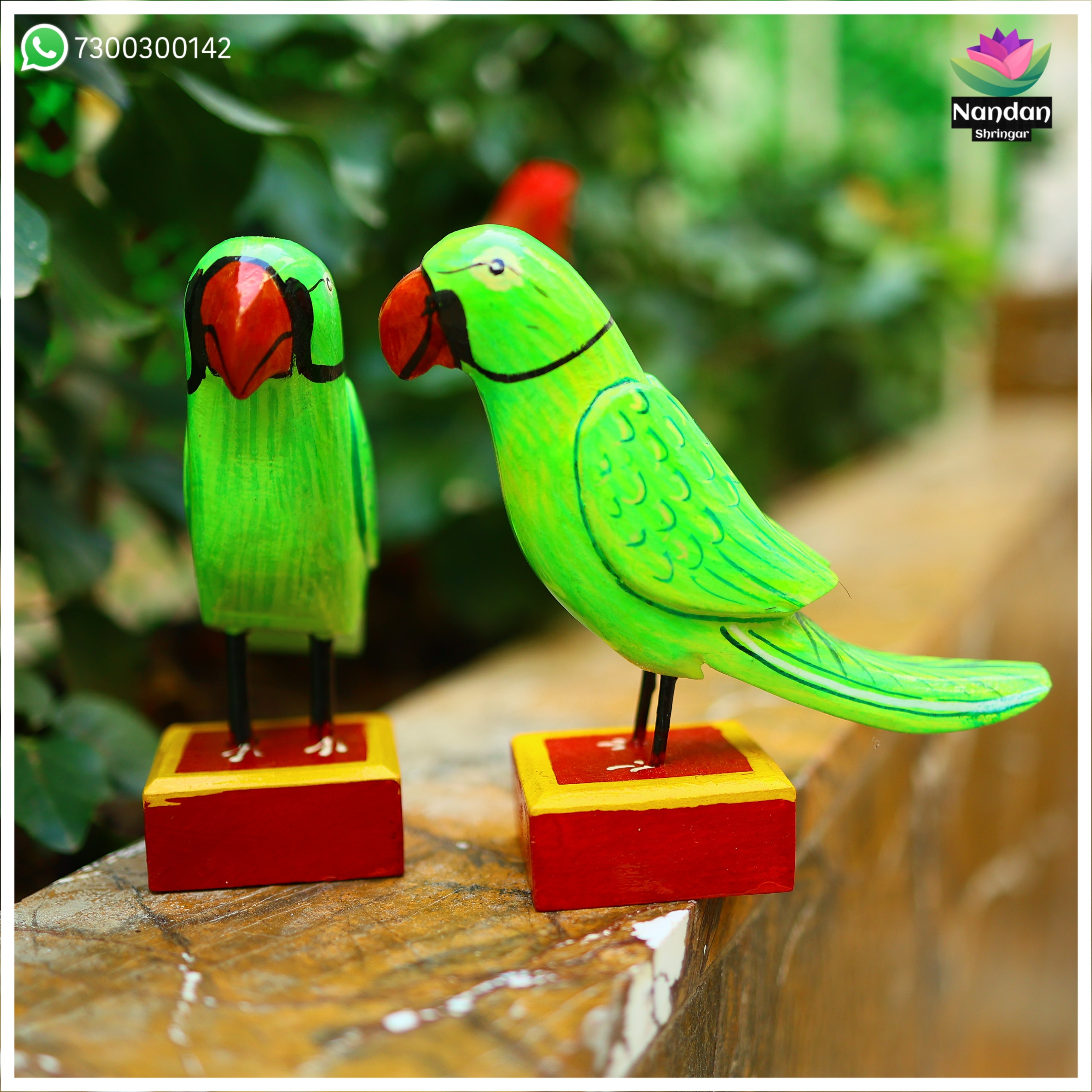 Wooden Parrot - 6 Inch