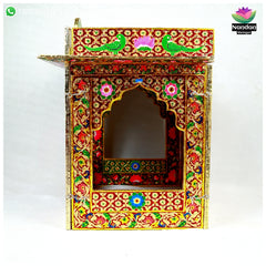 Meenakari Bangla - Reversible  Side 1 - Laal Side 2 - Hara ( 12 Inch )