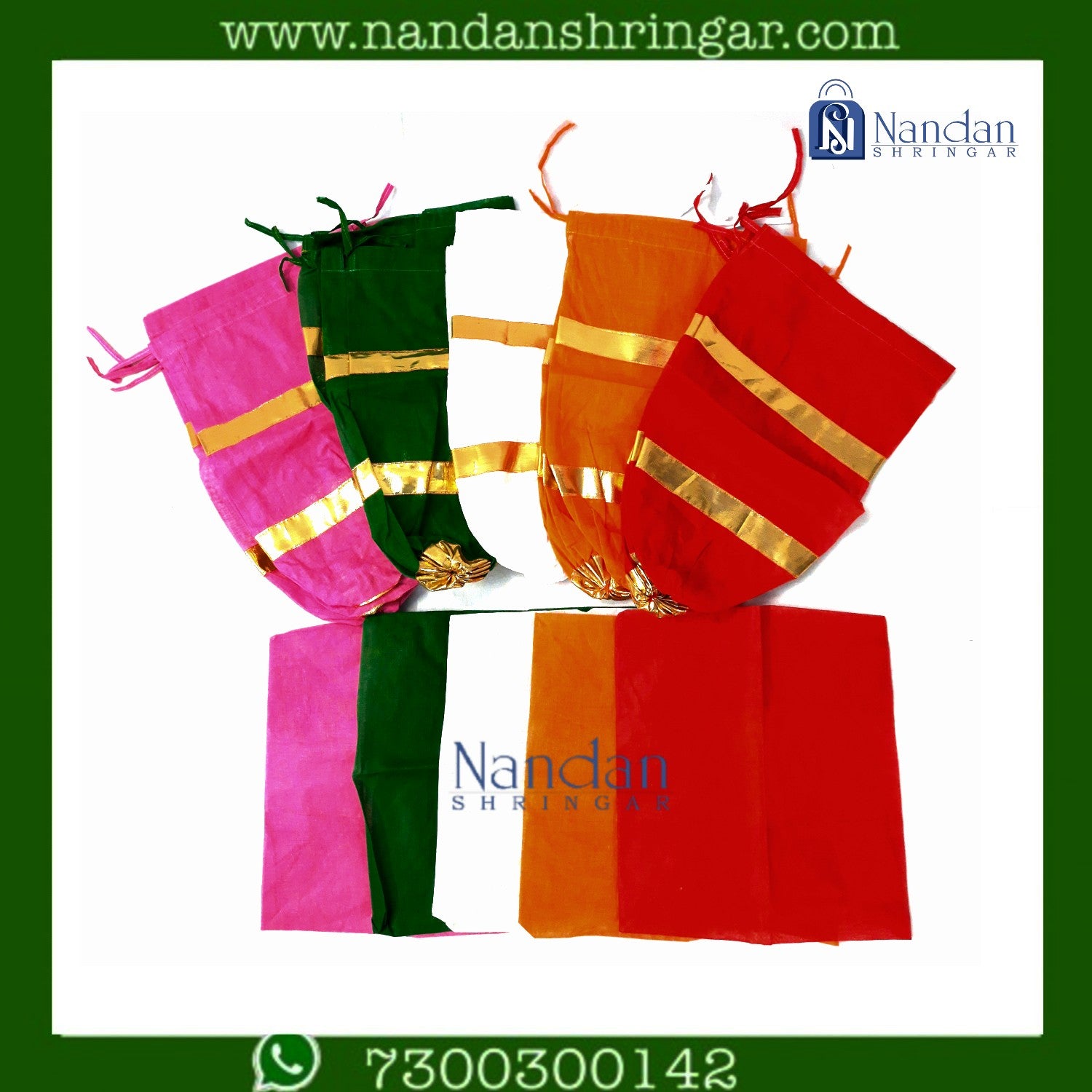 Gaadi Takiya Cover Set - 10 Inch (Five Colors)