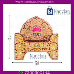 Meenakari Moti Laddu Gopal Sinhasan