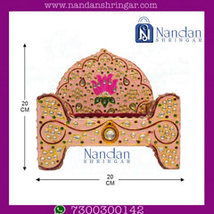 Meenakari Moti Sinhasan