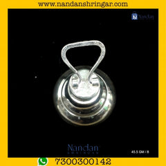 Fine silver Kunja piece by Utsav Arts featuring intricate design and craftsmanship, displayed on a neutral background.