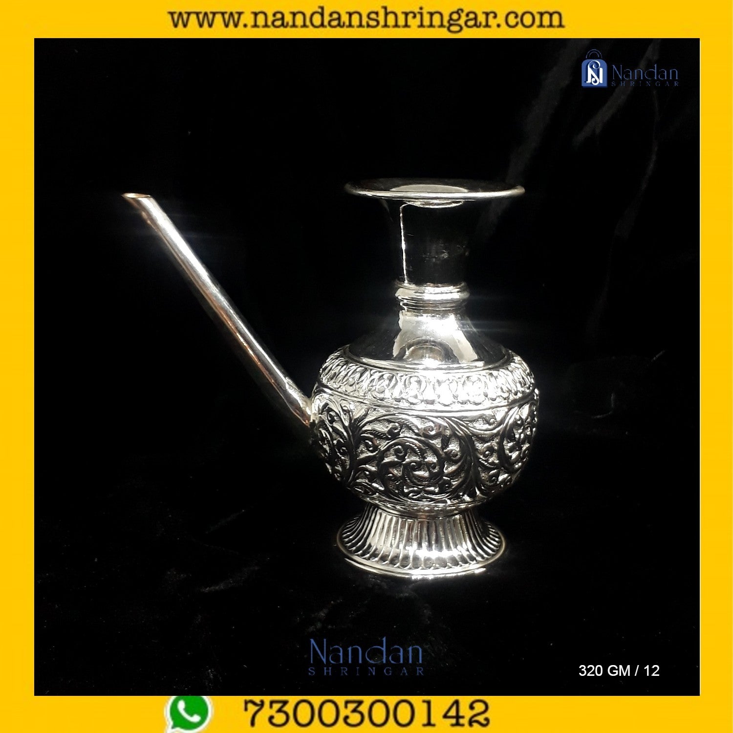 Fine silver jewelry by Utsav Arts featuring intricate designs and a polished finish, showcasing elegance and craftsmanship.
