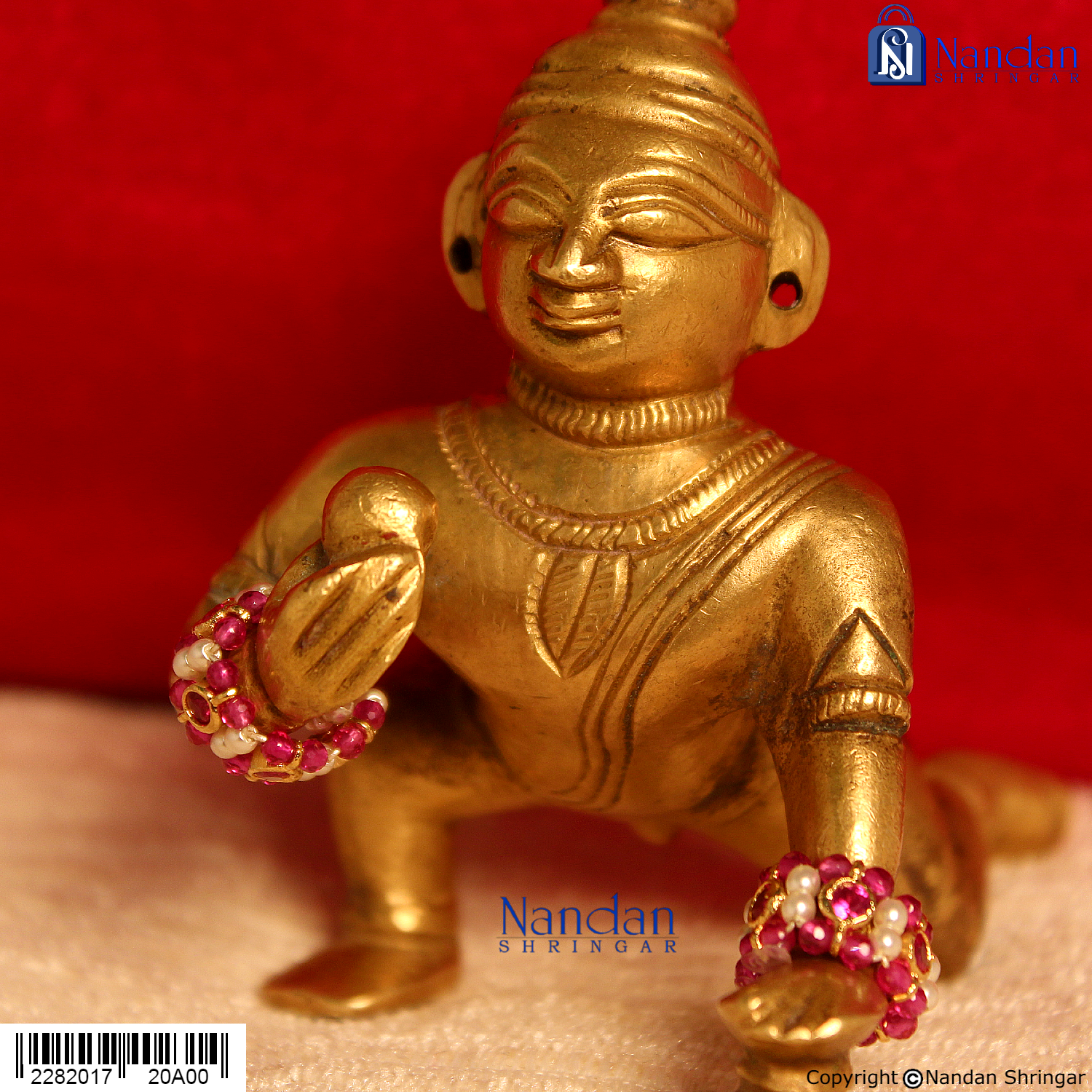 Laddu Gopal Kada - Manek Small (Silver)