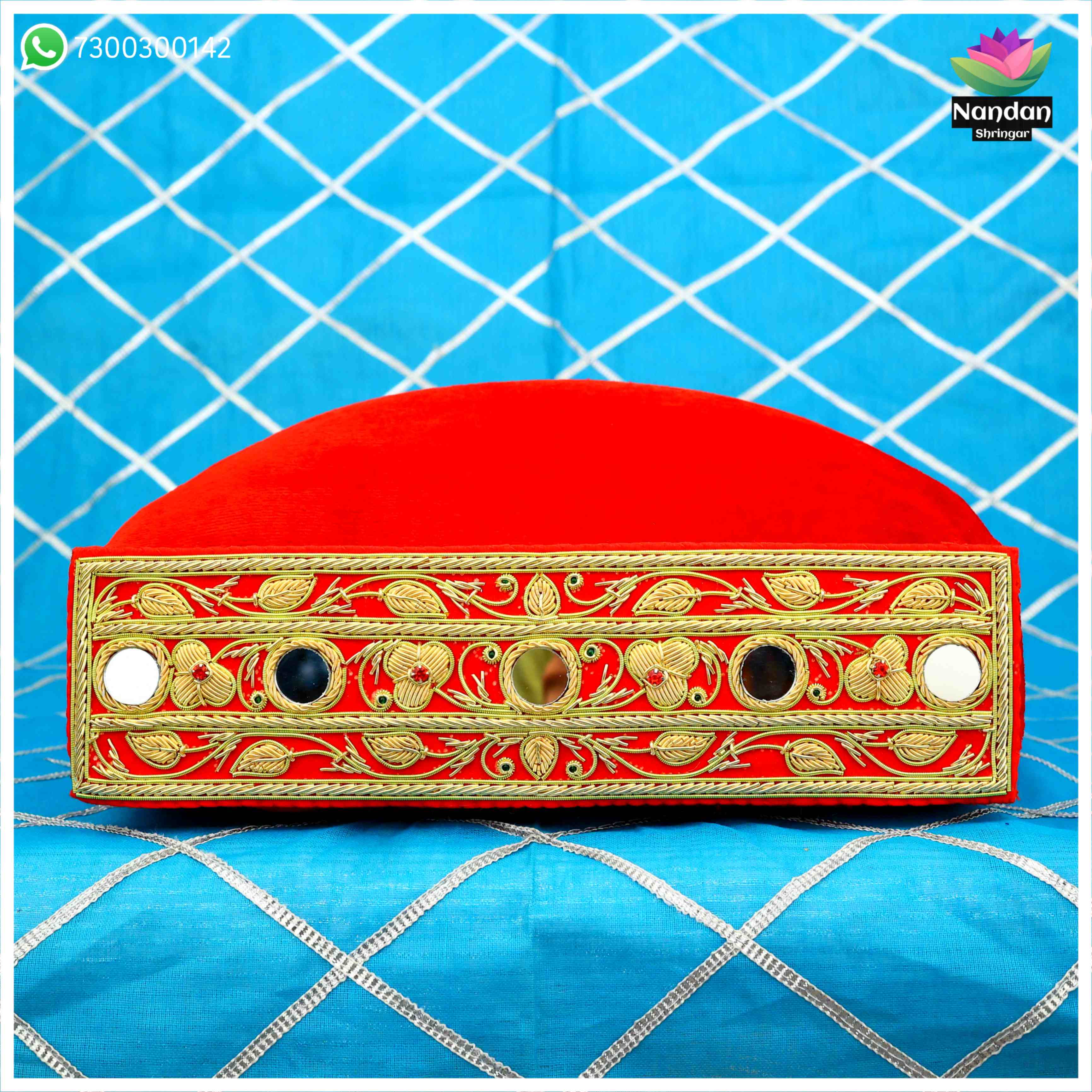 Zardosi Gaadi Mohra 8 Inch