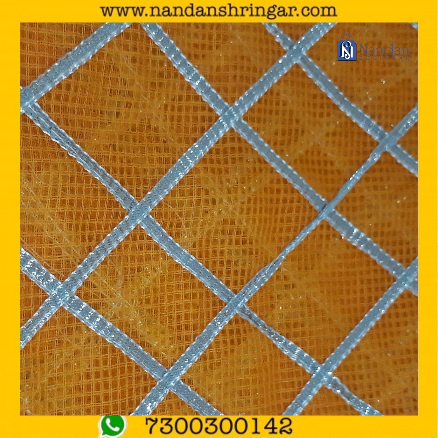 Janmashtami Special Doriya Vastra - Four Line - nandanshringar