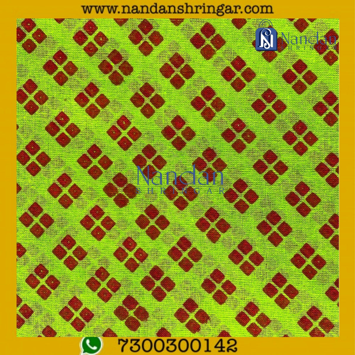 Choufuli Vastra - Yellow (Badami)