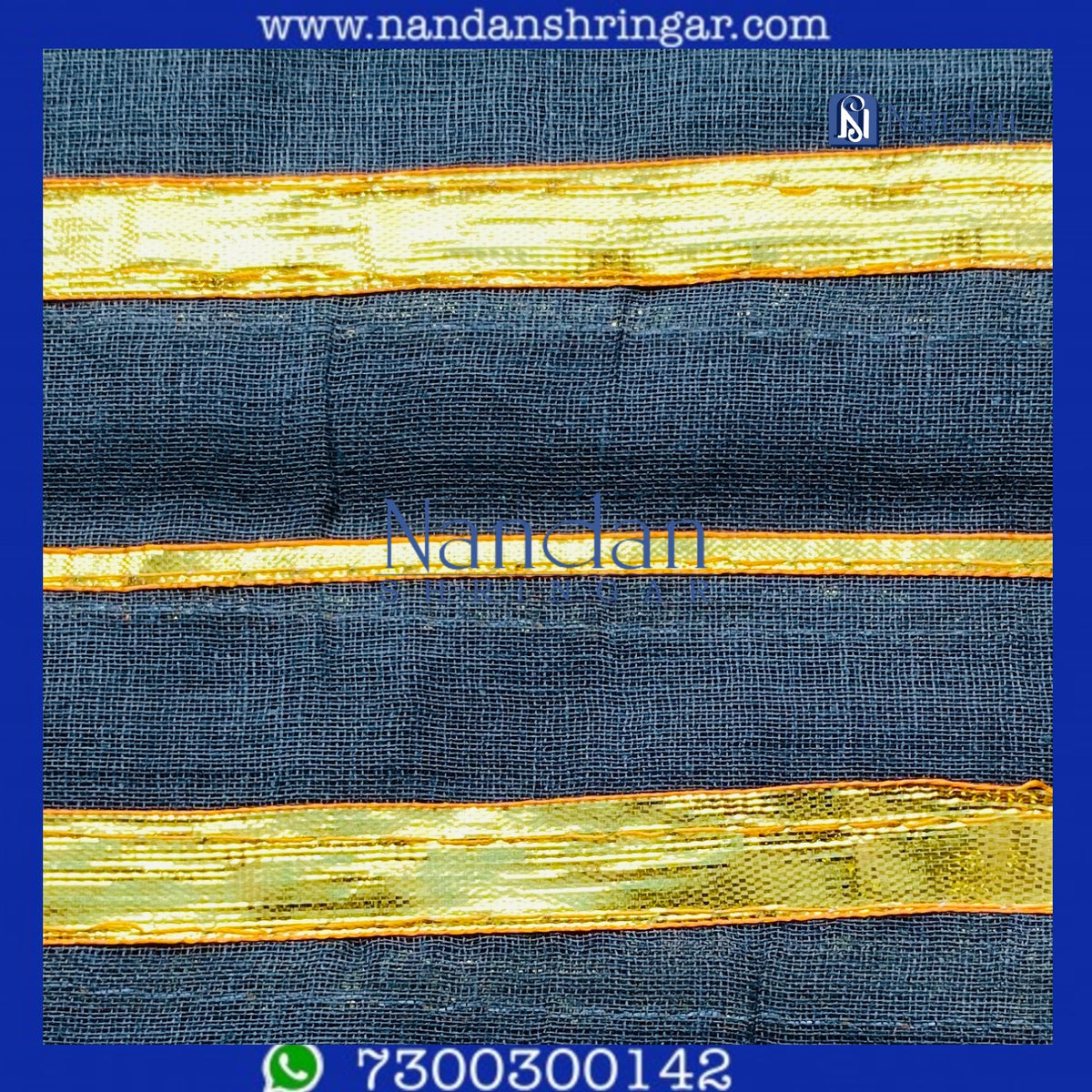 Purple Dhora Wala Special Zari Vastra by nandanshringars, showcasing intricate zari work and elegant fabric draping.