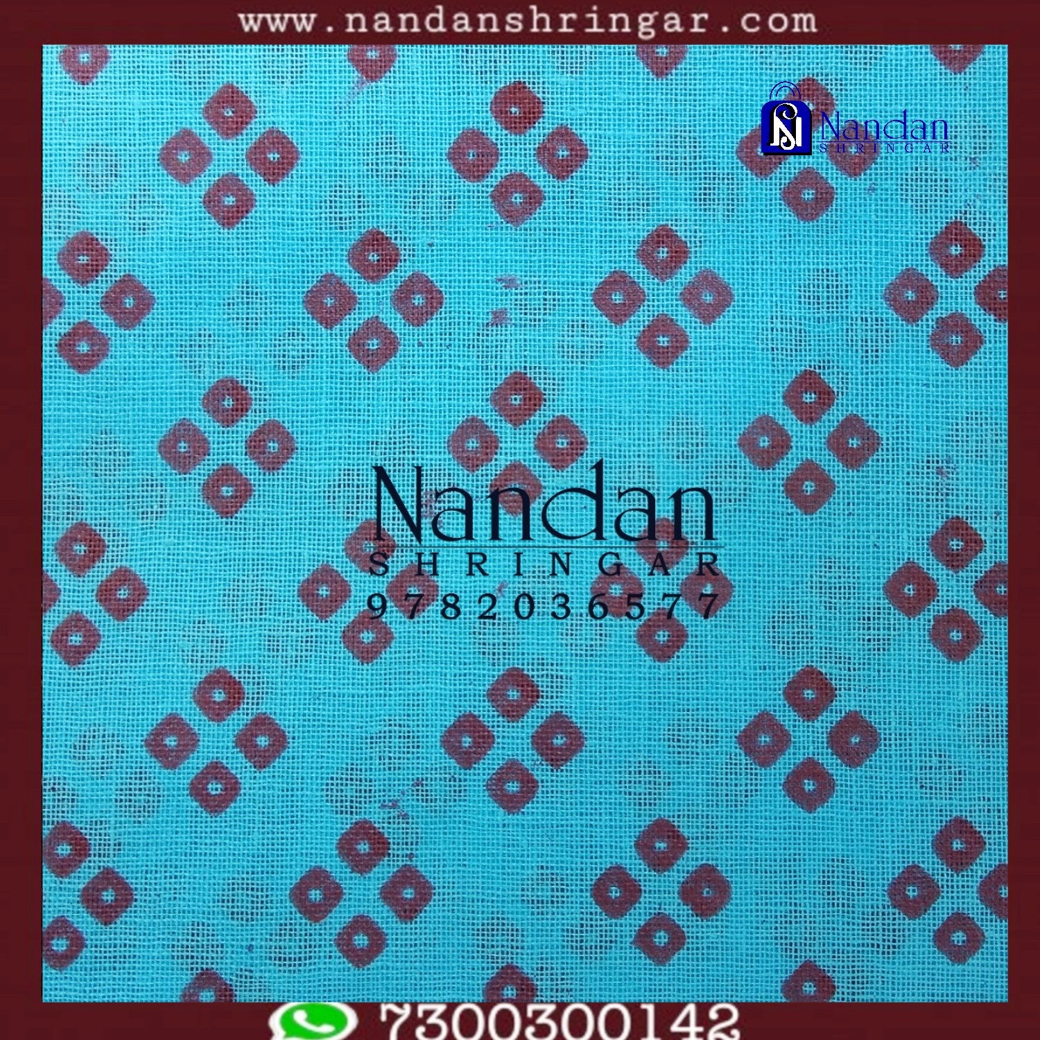 Choufuli Premium Vastra in blue firozi color, elegantly draped fabric showcasing intricate patterns and textures.