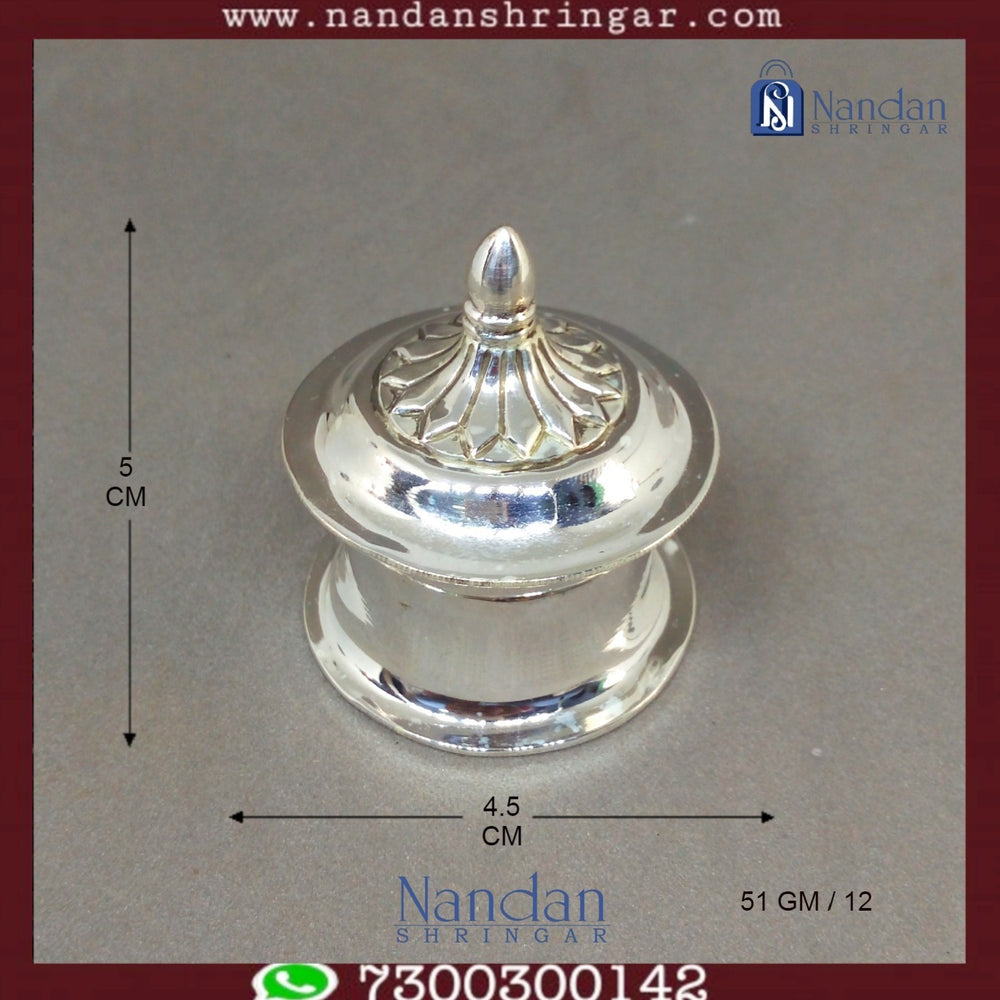 Fine silver Banta Ji figurine by Utsav Arts, showcasing intricate detailing and craftsmanship in traditional design.