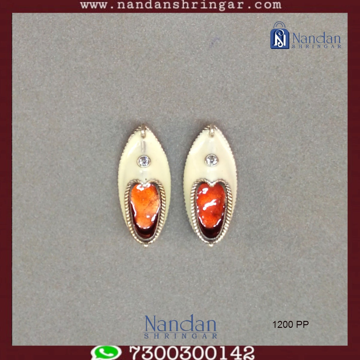 Fine silver Nandan Shringa Lalanji by Utsav Arts, showcasing intricate craftsmanship and elegant design.