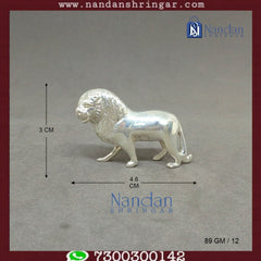 Lion Fine Silver - One Pair