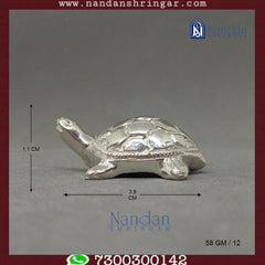 Tortoise  Fine Silver - One Pair