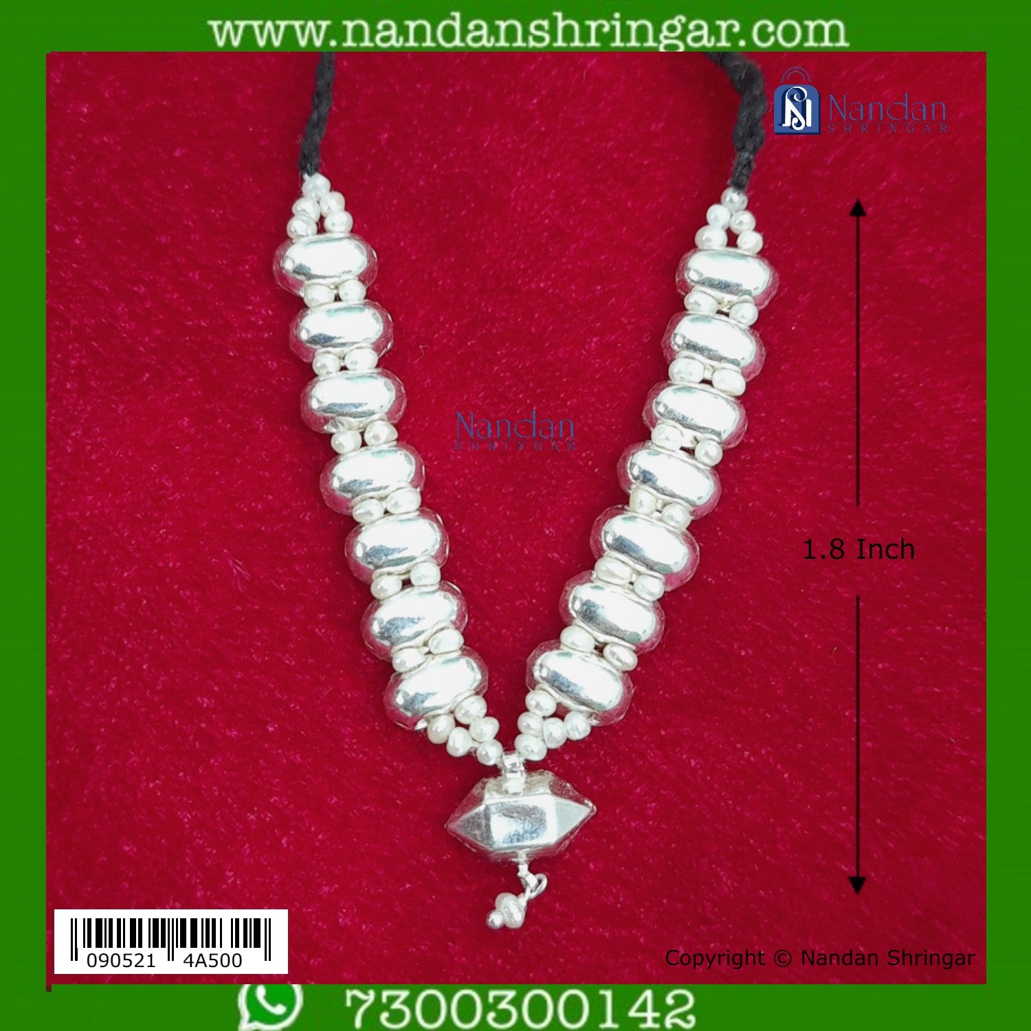 Silver Mala - Real Pearl (No 3)